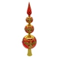 thumbnail image 3 of Kurt Adler 15.75-Inch Bellissimo Glass Red and Gold Tree Topper, 3 of 4
