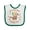 White and Green, variant on Inktastic It's My First Turkey Trot Boys or Girls Baby Bib