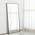 thumbnail image 2 of NeuType 51"x16" Black Full Length Mirror Floor Mirror, 2 of 7