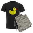 thumbnail image 6 of CafePress - Duck Icon Rubber Ducky Men's Dark Pajamas - Men's Dark Loose Fit Cotton Pajama Set, 6 of 7