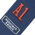 thumbnail image 4 of Crazy Socks A1 Steak Sauce Fun Print Novelty Crew Socks for Men, 4 of 6