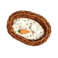 thumbnail image 1 of Mini de ratán, casa de en miniatura 1:12, casa de de juguete, modelo de simulación, accesorio para jardín libre perfke Dollhouse Rabbit Nest Zanahoria, 1 of 7