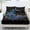 Blue Butterfly Rose Moon, variant on POLERO Art Marble Twin Size Sheet Set 3-Piece with Fitted Sheet & Pillowcases Non Fading Easy Care Fitted Bed Sheets with Elasticized 9.8" Standard Pocket for Year-Round Use