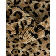 thumbnail image 4 of Unique Loom Wildlife Collection Area Rug - Cheetah (2' 7" x 10' Runner Light Brown/Black), 4 of 7