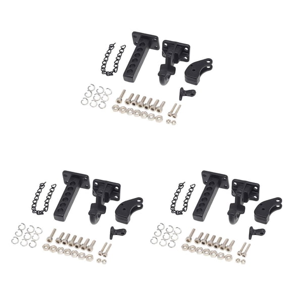 Vogacara 1/10 RC Cars Receptor de enganche de caída Gancho de remolque Ganchos de remolque de vehículos de carreras Reemplazo de pieza de actualización Type1 NO1 Vogacara CBP162910