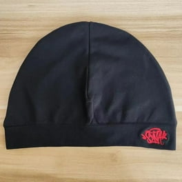 帽子 syna world OG SYNA SKULL Syna World Black Skull Hat | SYNASEAMLESS-HAT-BLK