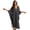 Black Leopard, variant on XYZCANDO Colorful Lily Kaftan Dresses Plus Size Swimsuit Coverup Summer Bathing Suit Caftan Loungewear Beach Dress Bikini Cover Up Oversized Beach Robe Hawaiian Dresses Flowy Resort Wear