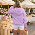 thumbnail image 5 of 2026 Zip Up Hoodies for Women Fall Winter Casual Sweatshirts Zipper Oversized Lightweight Cute Jackets with Pockets M, 5 of 6