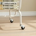 thumbnail image 6 of Luci Convenient Metal Clothes Rack ST17260 with Lockable Caster Wheels, Storage & Clothes Hanging Bar , Heavy Duty Clothing Rack, White, 6 of 6