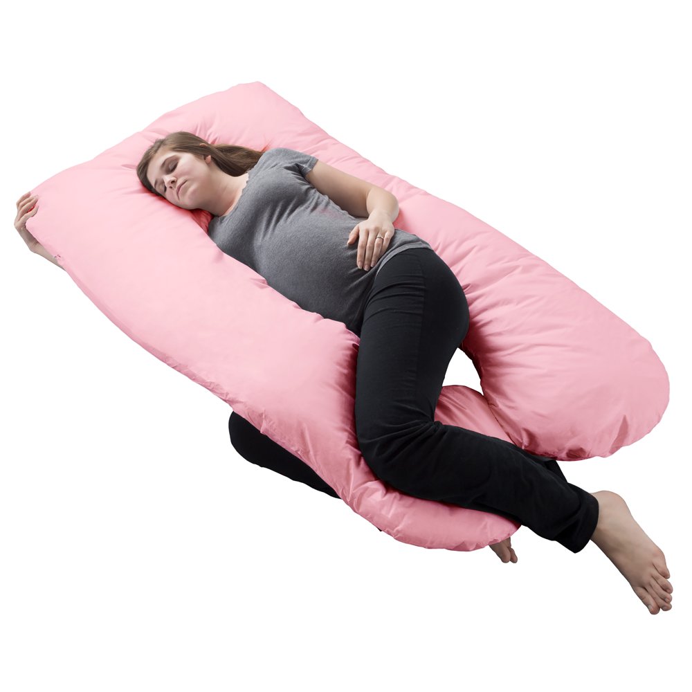 Pregnancy Pillow Full Body Maternity Pillow with Removable Cover and
