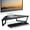 Black, variant on Maple Triangle Monitor Desk Riser Desktop Corner Storage