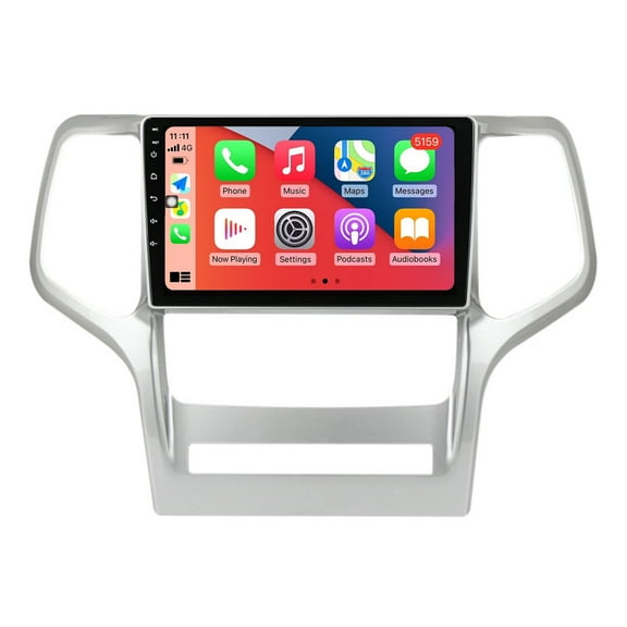 RoverOne Car Stereo CarPlay Android Auto for Jeep Grand Cherokee WK2 2010 - 2013 GPS Navigation Bluetooth DSP Multimedia Video Player