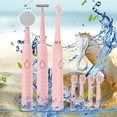 thumbnail image 4 of Fiudx Set de Cepillos de Dientes de Belleza, 6 Modos de Limpieza, Cabezal de Masaje Facial, Cabezal de Limpieza Facial, Resistencia Al Agua Ipx7, Carga Usb, Ideal para Viajes, 5 Cabezales de Repuesto, 4 of 5