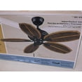 thumbnail image 4 of Hampton Bay Palm Beach Ii 48 In. Outdoor Natural Iron Ceiling Fan 191410 by King of Fans, 4 of 4