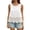 White, variant on Luvior Women's Burnout Lace Hollow Out Blouse Casual Summer Vest White L