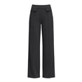 thumbnail image 6 of cfhntfmh Women's Straight Leg Sweatpants Mid Waisted Yoga Pants Casual Dressy Lounge Pants with Pockets, 6 of 7