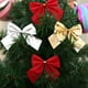 thumbnail image 2 of 36 piezas/juego de lazos navideños, mini lazos decorativos, lazos de cinta para decoración, 2 of 9