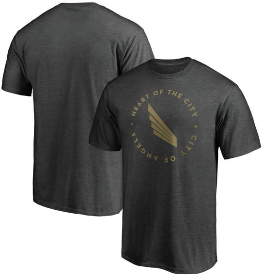 Men's Heather Gray LAFC Hometown Collection Heart of the City T-Shirt