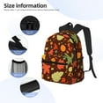 thumbnail image 5 of Fotbe Autumn Leaves Lightweight Casual Laptop Backpack for Men and Women, Daily use Waterproof backpack, Backpack for College, 5 of 8