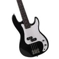 thumbnail image 4 of Exquisite Burning Fire Style Electric Bass Guitar Black, 4 of 13