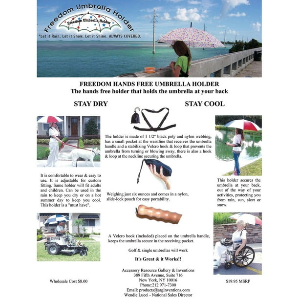 Freedom HandsFree Umbrella Holder