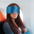 thumbnail image 3 of 100% Mulberry Silk Sleep Mask, Large Eye Cover for Sleeping, Comfortable and Pressure-Free Sleeping Masks for Women Men, Completely Blackout, 3 of 6