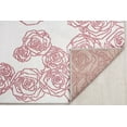 thumbnail image 3 of Elizabeth Sutton VE30C Spring Beauty Floral Transitional White Area Rug, 2'0" x 4'0", 3 of 6