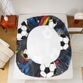 thumbnail image 5 of Castle Fairy Soccer Queen Sheet Sets for Kids Teens,Ball Gamer Bed Set, 5 of 7