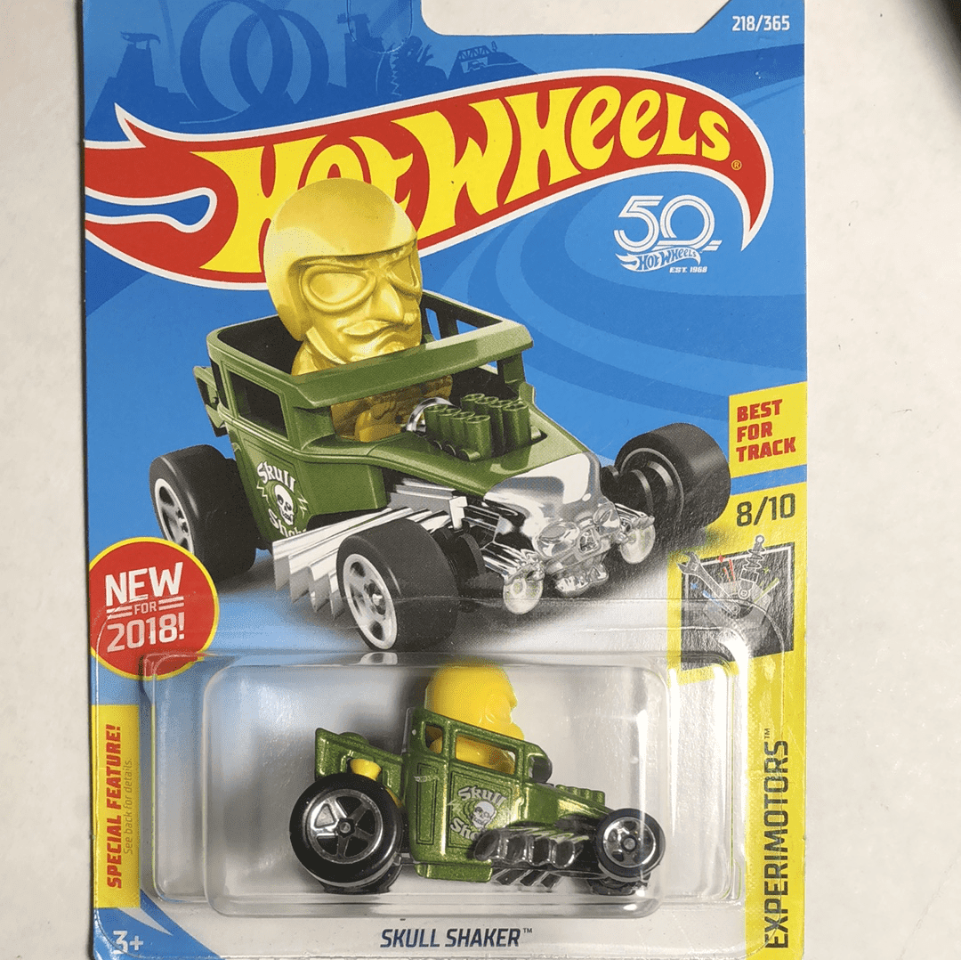 2018 Hot Wheels EXPERIMOTORS 8/10 Skull Shaker 218/365 