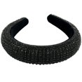 thumbnail image 1 of Bandeau Large Rembourré en Éponge pour Femmes avec Strass pour Mariage, 1 of 6