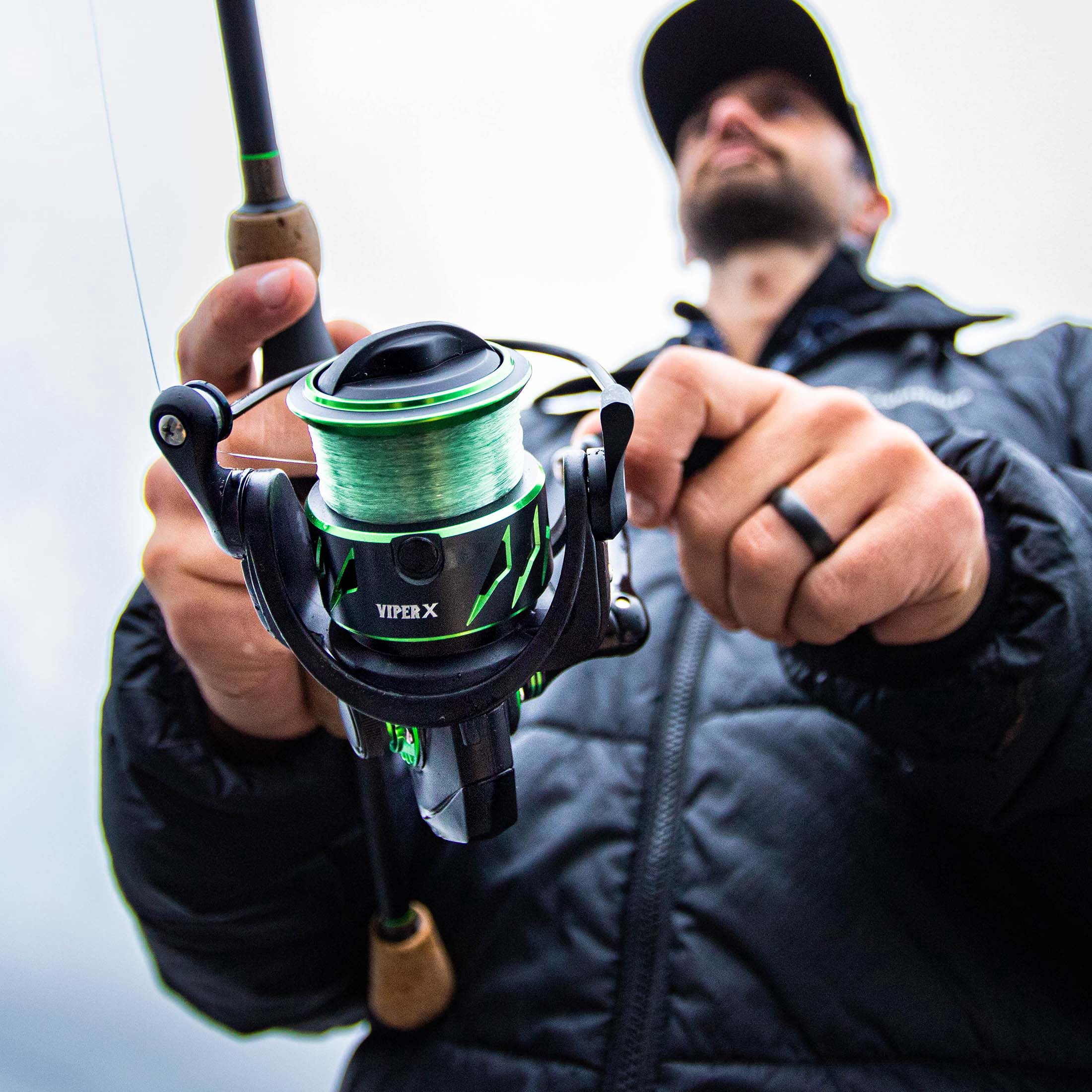 cool viper fishing reel X Ice Reel, Gear Ratio 5.2:1 The Viper X spinning reel has a lightning Piscifun Viper X Spinning Reel,