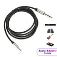 thumbnail image 2 of Plug And Play Audio Cable, HiFi Sound 3.5mm To 6.5mm Audio Adapter Cable, Compact For Mixer For Speaker For Laptop 1.8M, 2 of 8