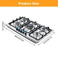 thumbnail image 3 of Propane Stove Indoor, Countertop Burners with Thermocouple Safety - Compact Tabletop Stove for Apartments Camping Trips, 3 of 9