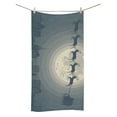 thumbnail image 2 of MKHERT Santa's Sleigh Bath Towel Hand Towel Shower Towel Washcloth 30x56 inch, 2 of 3