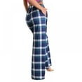 thumbnail image 2 of Plaid Pajama Pants for Women Soft, Cotton Sleep Pants Lightweight Lounge Pj Bottoms with Pockets, 2 of 5