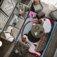 thumbnail image 4 of SKYSONIC Lightweight Soft Area Rugs Jack Russell Terrier Puppies Floor Mat for Kids Playing Room Hardwood Floor Living Room 80x58 inch Nursery Rugs, 4 of 6