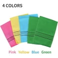 thumbnail image 2 of 5Pcs Korean Exfoliating Mitt Asian Exfoliating Bath Washcloth Reusable Exfoliating Dual Texture Bath Towel for Shower, Spa, Massage and Body Scrubs Dead Skin Remover Exfoliator, 2 of 4