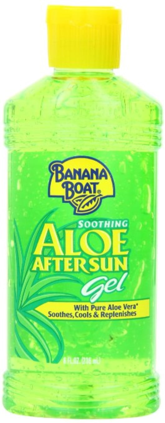 Banana Boat Soothing Aloe After Sun Gel 8 oz (Pack of 2)