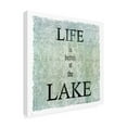 thumbnail image 4 of LightBoxJournal 'Life Is Better At The Lake' Canvas Art, 4 of 4