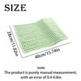 thumbnail image 3 of Premium Cotton Dish Cloths Super Soft Absorbent Quick Drying Waffle Plaid Kitchen Dish Rags Hand Towels for Washing Dishes 11x16 inch Green, 3 of 4