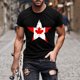 thumbnail image 1 of Tops para hombre, blusas y camisas de cuello redondo y manga corta para hombre. Camiseta de cuello redondo y manga corta con estampado de bandera canadiense para hombre. Blusa de algodón y poliéster p, 1 of 5