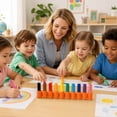 thumbnail image 4 of 5 Pack Silicone Marker Holders, 10-Slot Broad Tip Marker Organizer, Prevents Lost Lids & Dried Markers For Art Supplies, 4 of 4