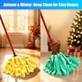 thumbnail image 3 of Home Times Spin Mop Set Compatible with O Cedar QuickWring Bucket, 61.8 Inch Handle with 4 Microfiber Cloth Mop Refills, Absorbent for Deep Cleaning, 3 of 9
