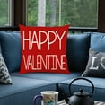 compatible with Machine Washable Silk Pillowcase Valentine's Day Couple