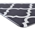 thumbnail image 4 of Anti Fatigue Cushioned Mat Set of 2(17.3x47 + 17.3x28) Supreme Comfort, Stress Relief, Stain Resistant, Durable, Standing Desk Mat, Foam Pad Mats, Kitchen, Office, Home, Black, 4 of 6