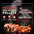 thumbnail image 2 of Bear Mountain BBQ Premium 20 lbs Natural Hardwood Mesquite Smoker Pellets, 2 of 12