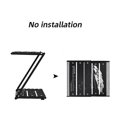 thumbnail image 4 of Outdoor Camping Cups Bowls Folding Storage Rack Aluminum Alloy 2-tier Storage Bracket Picnic BBQ Tableware Cookware Storage Rack Campsite Tools Shelf, 4 of 5