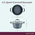 thumbnail image 2 of Anolon Advanced Home 4.5 Quart Nonstick Saucepot with Lid, Moonstone, 2 of 4