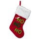 thumbnail image 1 of Colgante de calcetín rojo navideño con letras colgantes, calcetín de caramelo para suministros de decoración, 1 of 5