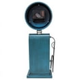 thumbnail image 5 of Yosemite Home Decor 5220003 Route 66 Blue Table Top Clock, 5 of 5